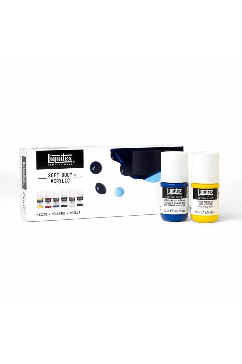 Liquitex Professional Soft Body Acrylic Paint, 6 x 22ml (0.74-oz), Mixing Set - Image 3